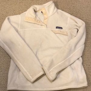 White Patagonia retool pullover